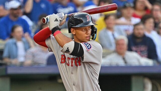 Boston Red Sox second baseman Kristian Campbell