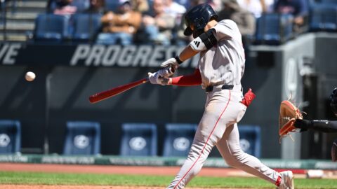 Boston Red Sox infielder Kristian Campbell
