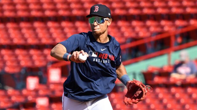 Boston Red Sox second baseman Kristian Campbell
