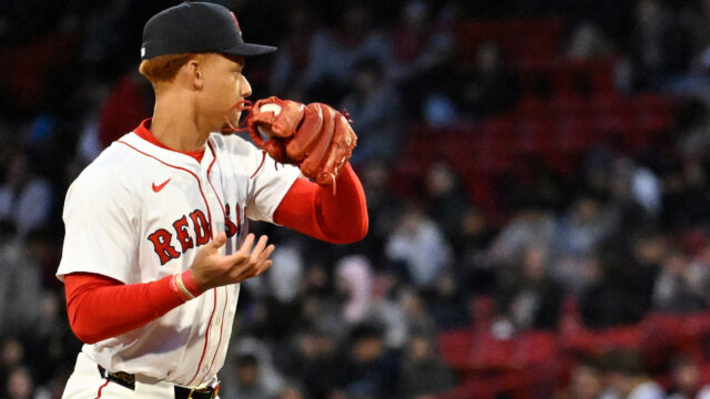 Boston Red Sox second baseman Kristian Campbell