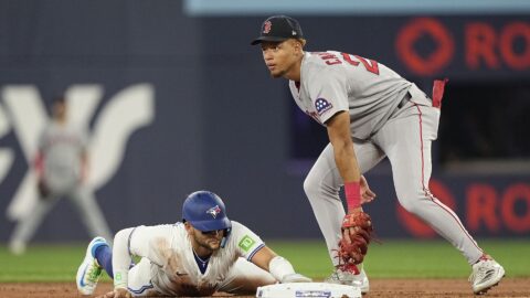 Boston Red Sox second baseman Kristian Campbell