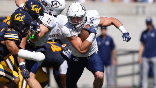 New England Patriots running back Lan Larison