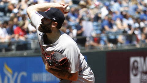 Boston Red Sox starting pitcher Lucas Giolito