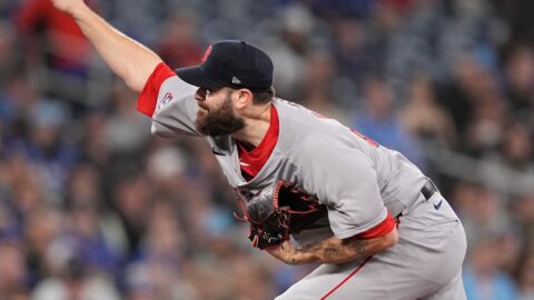 Boston Red Sox starting pitcher Lucas Giolito