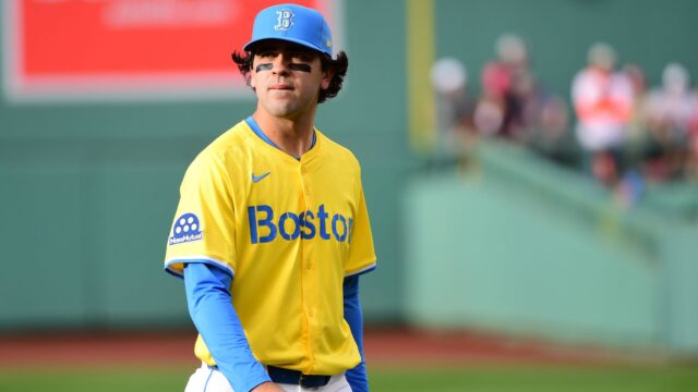 Boston Red Sox infielder Marcelo Mayer