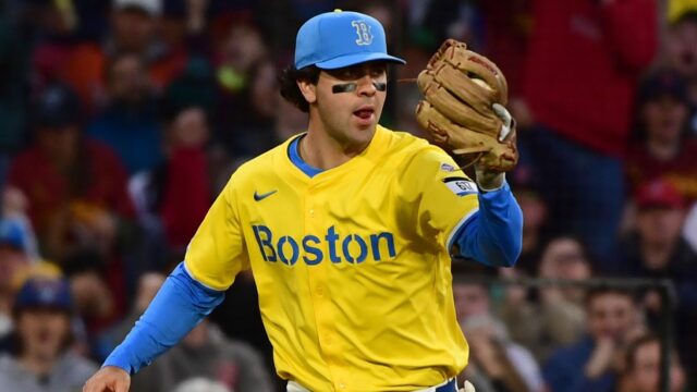 Boston Red Sox infielder Marcelo Mayer