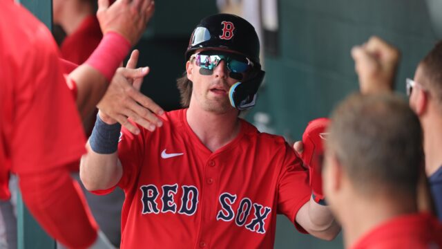 Boston Red Sox infielder Nick Sogard