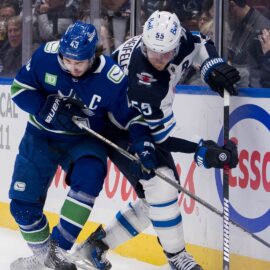 Former NHL draft No. 7 picks Quinn Hughes, Mark Scheifele