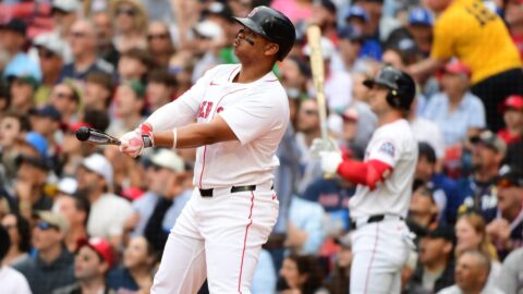 Boston Red Sox designated hitter Rafael Devers