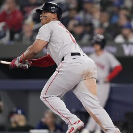Boston Red Sox designated hitter Rafael Devers
