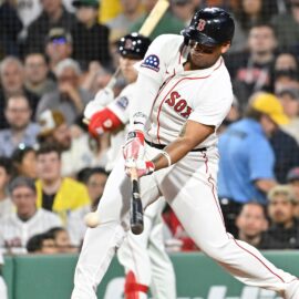 Boston Red Sox designated hitter Rafael Devers
