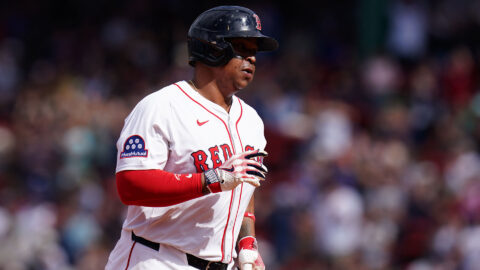 Red Sox designated hitter Rafael Devers