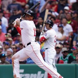 Boston Red Sox designated hitter Rafael Devers
