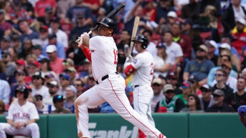 Boston Red Sox designated hitter Rafael Devers