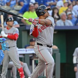 Boston Red Sox designated hitter Rafael Devers
