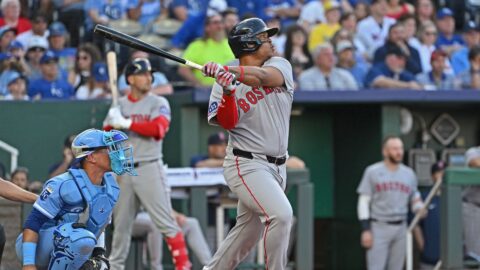 Boston Red Sox designated hitter Rafael Devers