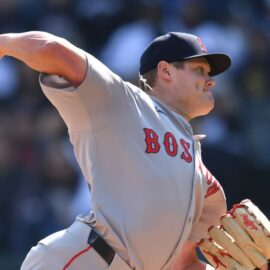 Boston Red Sox starting pitcher Richard Fitts