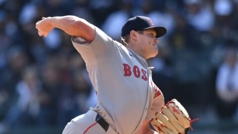 Boston Red Sox starting pitcher Richard Fitts