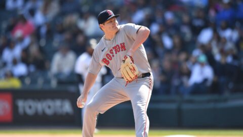 Boston Red Sox starting pitcher Richard Fitts
