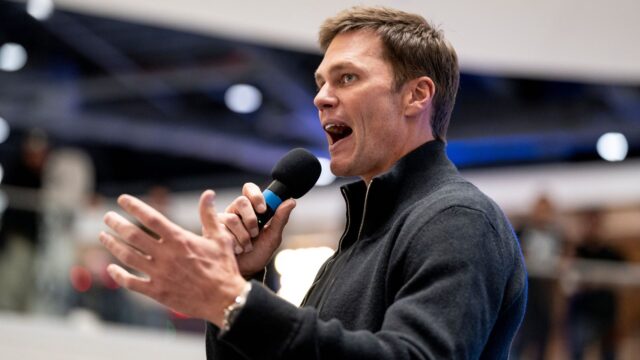 Former NFL quarterback Tom Brady