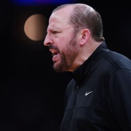 New York Knicks head coach Tom Thibodeau