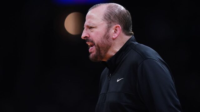 New York Knicks head coach Tom Thibodeau