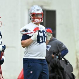 New England Patriots offensive lineman Will Campbell