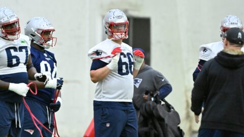 New England Patriots offensive lineman Will Campbell