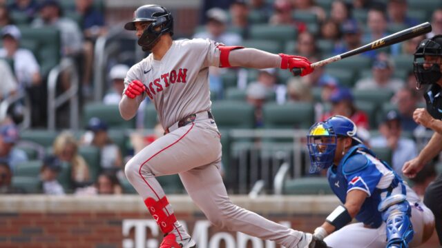 Boston Red Sox catcher Carlos Narvaez
