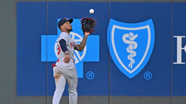 Boston Red Sox center fielder Ceddanne Rafaela