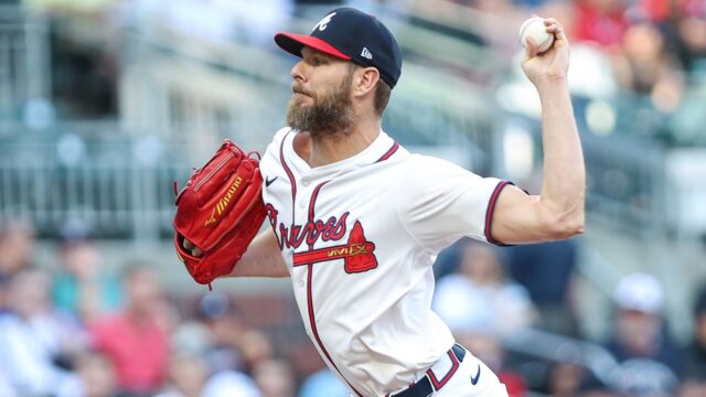 Atlanta Braves pitcher Chris Sale