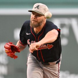 Atlanta Braves pitcher Chris Sale