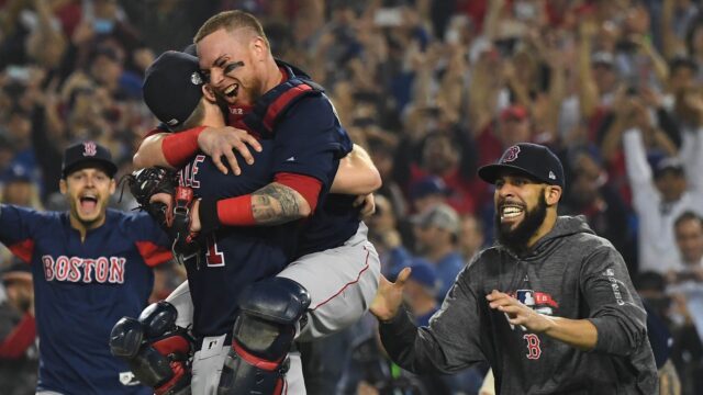 Former Boston Red Sox pitchers Chris Sale and David Price
