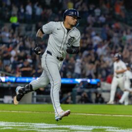 Detroit Tigers outfielder Javier Baez
