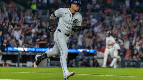 Detroit Tigers outfielder Javier Baez