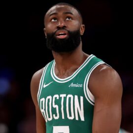 Boston Celtics forward Jaylen Brown