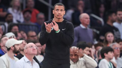 Boston Celtics head coach Joe Mazzulla