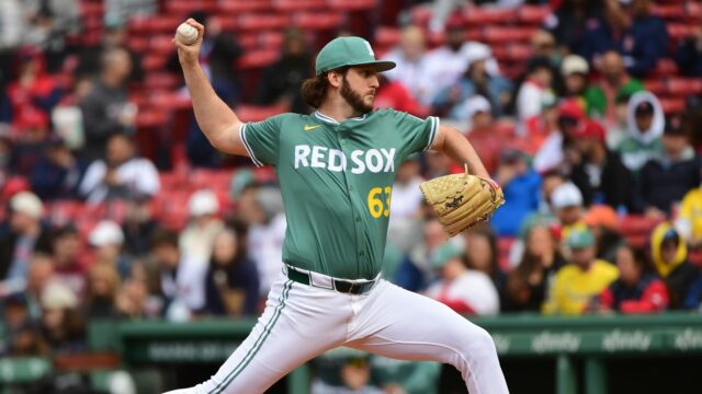 Boston Red Sox pitcher Justin Slaten