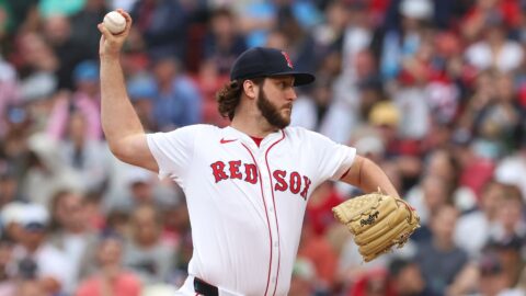 Boston Red Sox pitcher Justin Slaten