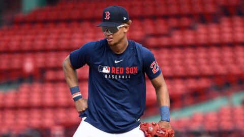Boston Red Sox second baseman Kristian Campbell