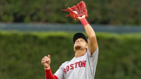 Boston Red Sox infielder Kristian Campbell