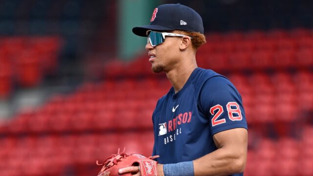 Boston Red Sox infielder Kristian Campbell
