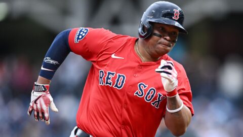 Boston Red Sox designated hitter Rafael Devers