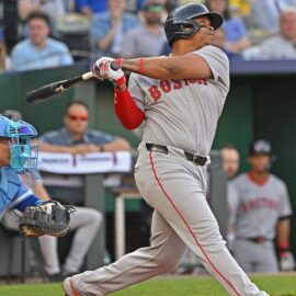 Boston Red Sox designated hitter Rafael Devers