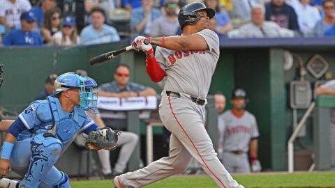 Boston Red Sox designated hitter Rafael Devers