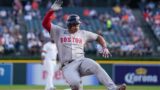 Boston Red Sox designated hitter Rafael Devers