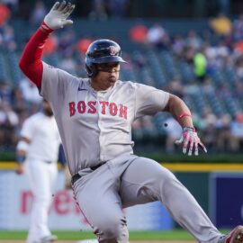 Boston Red Sox designated hitter Rafael Devers