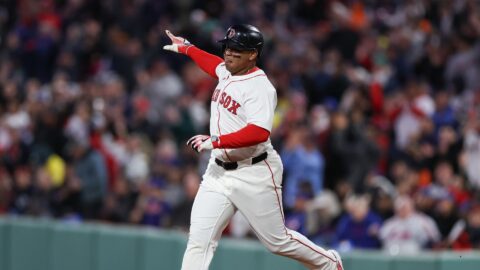 Boston Red Sox designated hitter Rafael Devers