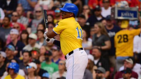 Boston Red Sox designated hitter Rafael Devers