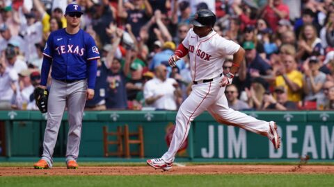 Boston Red Sox third baseman Rafael Devers